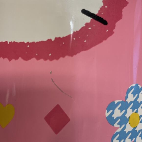 HTF Vintage 1997 Pink Sanrio Character Town Tin Storage Can - Picture 9 of 11